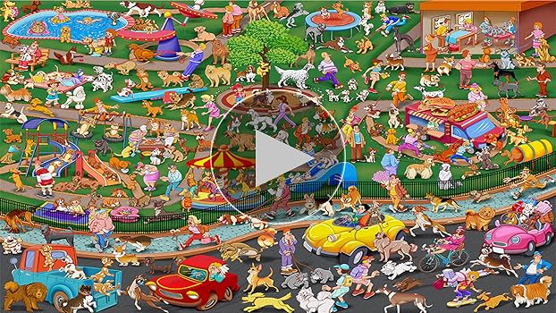 海外製パズル Festive Dogs - 1000ピース x 4 71zF9c7cBnL._UF350,350_QL50_.jpg